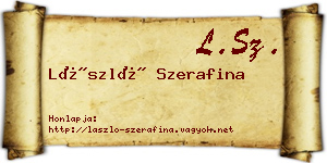 László Szerafina névjegykártya